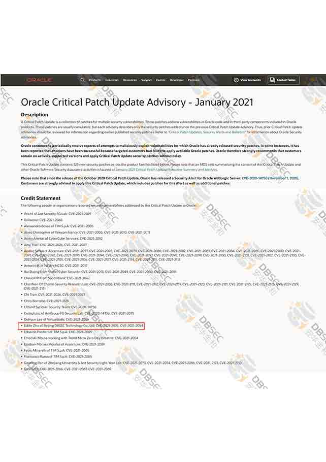CVE-2021-2035,CVE-2021-2054