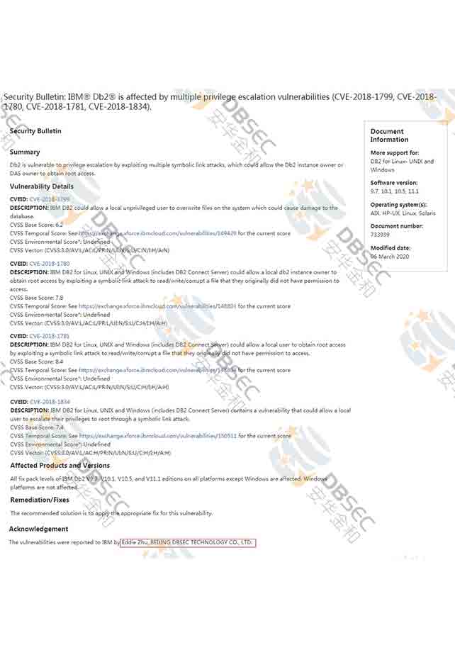 CVE-2018-1799,CVE-2018-1780,CVE-2018-1781,CVE-2018-1834