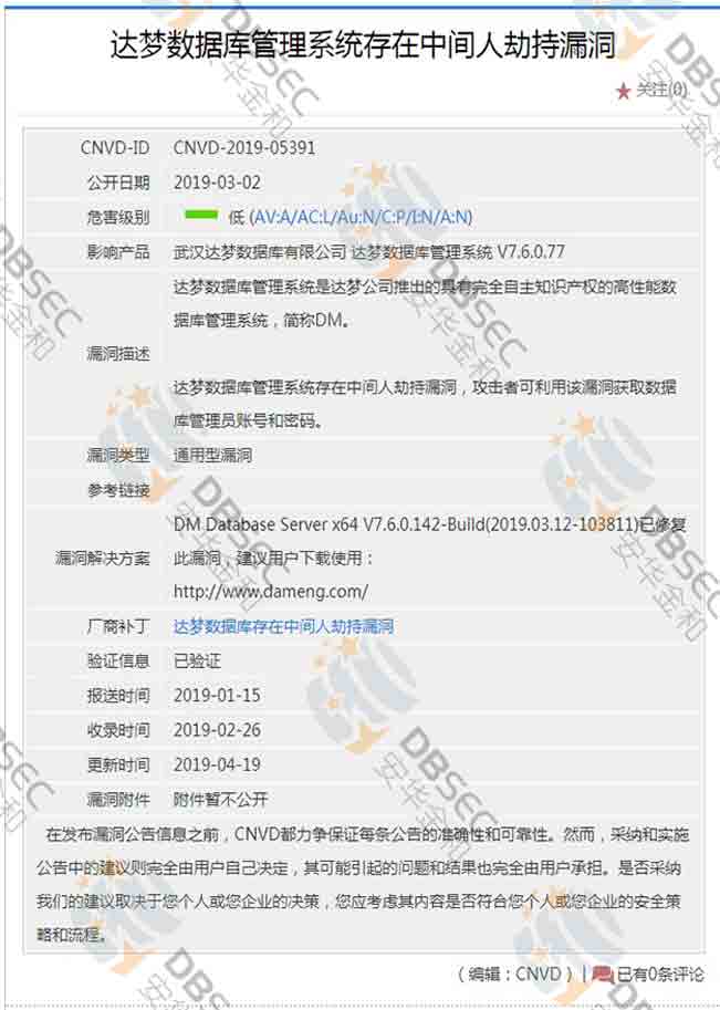 CNVD-2019-05391